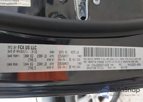 2016 Jeep Compass Sport из США, поврежденный, VIN 1C4NJDBB3GD714328